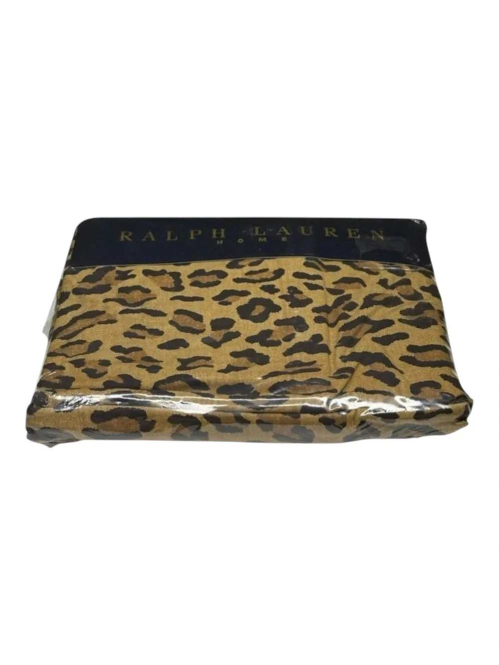 new Ralph Lauren 𖤗 New Bohemian Aragon Flat Sheet 𖤗 Leopard 𖤗 Full Sealed 200TC